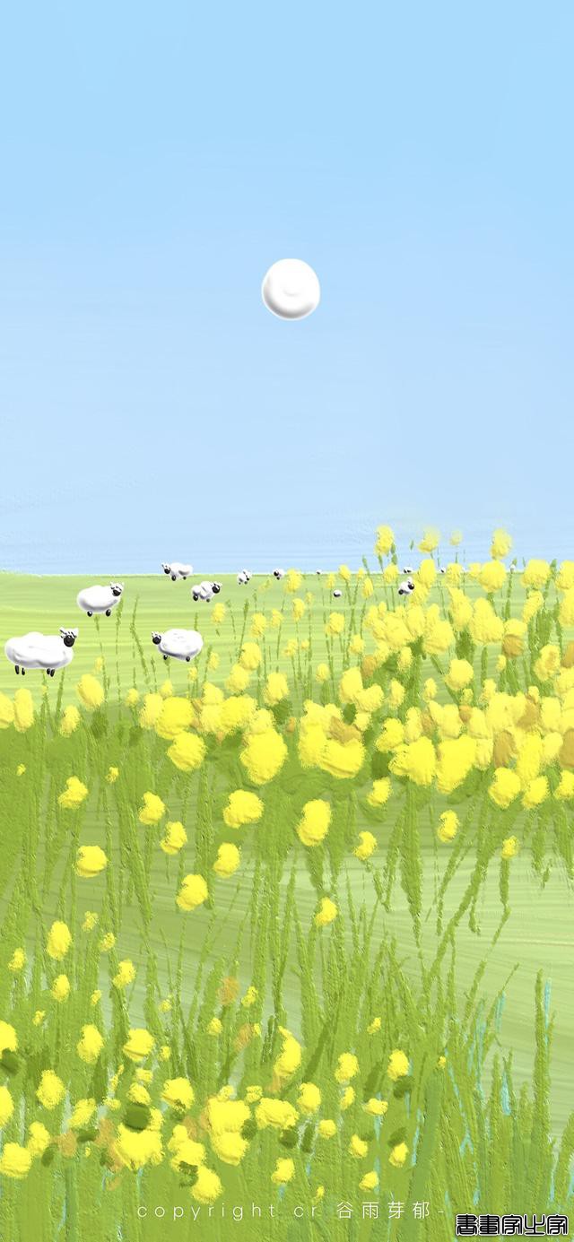「壁纸」仙气飘飘的油画风景插画-18.jpg