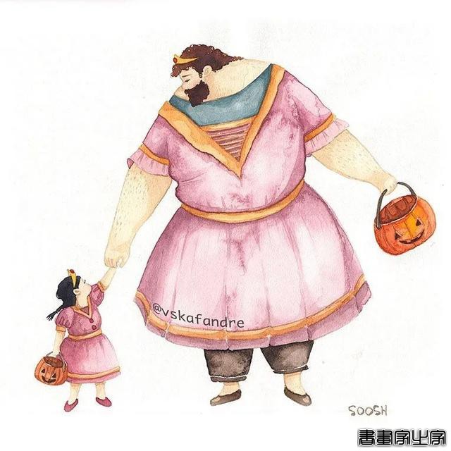 火遍全网的60张超治愈、超暖心的父爱插画，光看第一张就忍不住了-28.jpg
