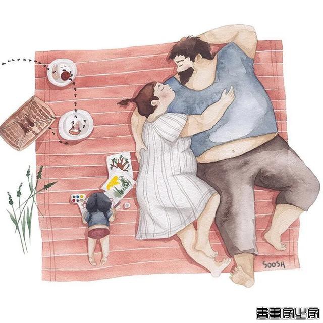 火遍全网的60张超治愈、超暖心的父爱插画，光看第一张就忍不住了-25.jpg