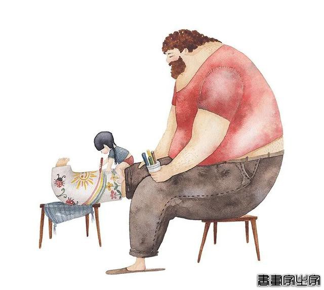 火遍全网的60张超治愈、超暖心的父爱插画，光看第一张就忍不住了-37.jpg