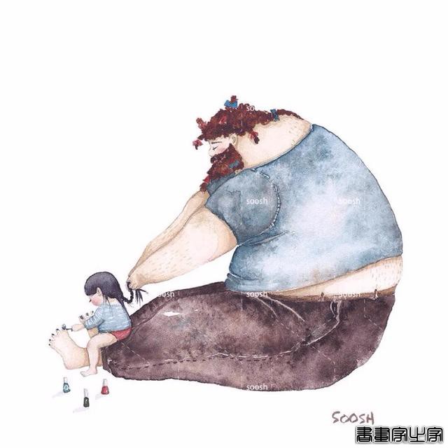 火遍全网的60张超治愈、超暖心的父爱插画，光看第一张就忍不住了-42.jpg