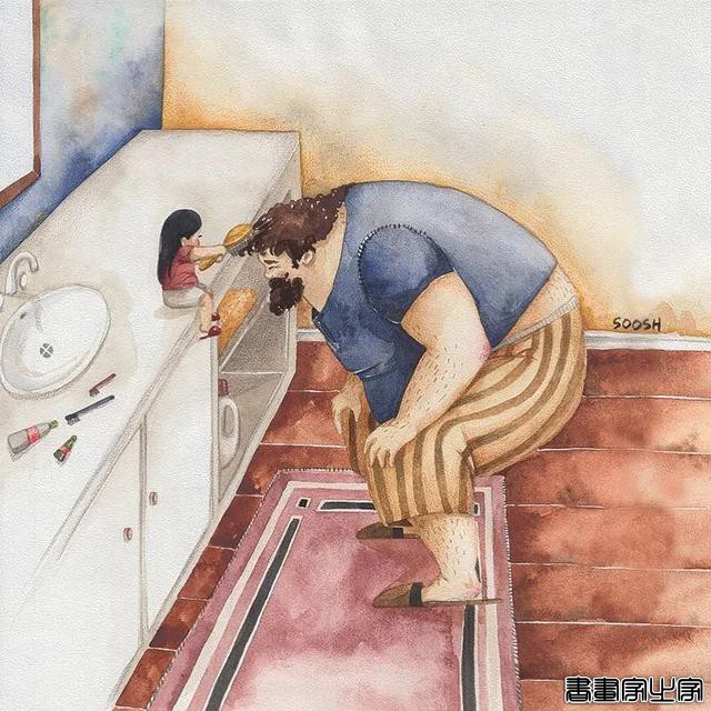 火遍全网的60张超治愈、超暖心的父爱插画，光看第一张就忍不住了-45.jpg