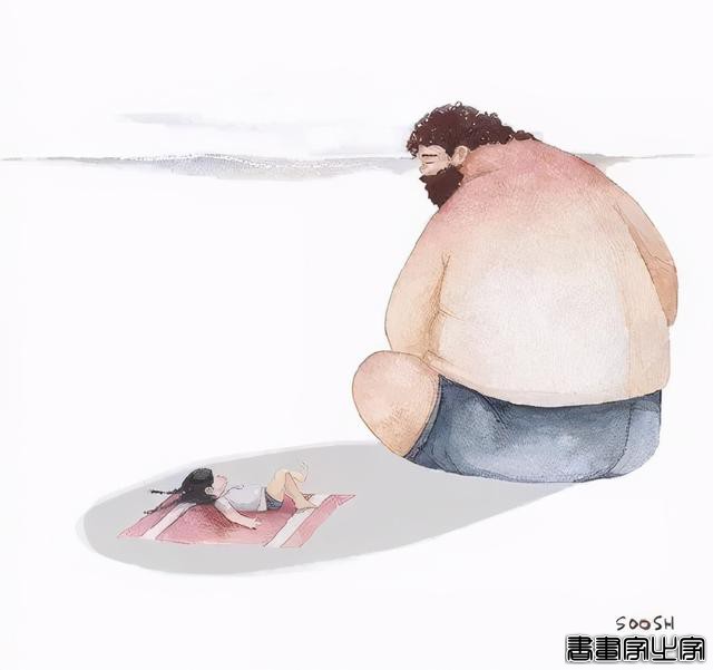 火遍全网的60张超治愈、超暖心的父爱插画，光看第一张就忍不住了-44.jpg