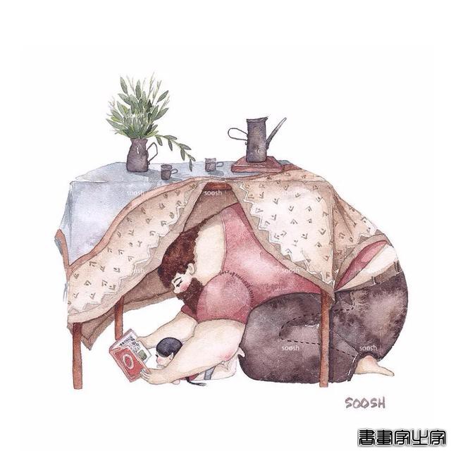 火遍全网的60张超治愈、超暖心的父爱插画，光看第一张就忍不住了-48.jpg