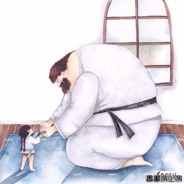 火遍全网的60张超治愈、超暖心的父爱插画，光看第一张就忍不住了-50.jpg