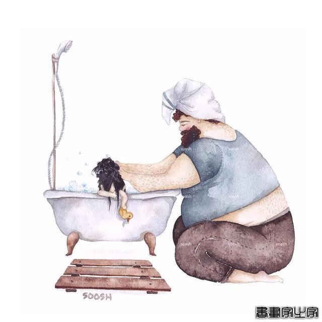 火遍全网的60张超治愈、超暖心的父爱插画，光看第一张就忍不住了-51.jpg
