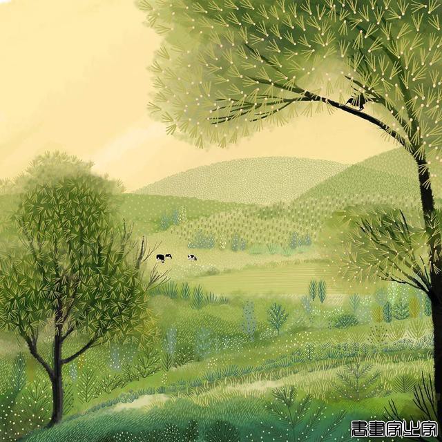 密集恐惧者慎入！英国Jane Newland风景插画欣赏-5.jpg