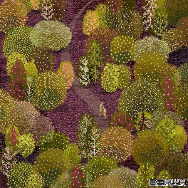 密集恐惧者慎入！英国Jane Newland风景插画欣赏-15.jpg