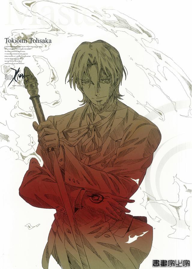 FateZero 早期特典海报 高清线稿原图插画欣赏 画面感很强 细节很丰富-10.jpg