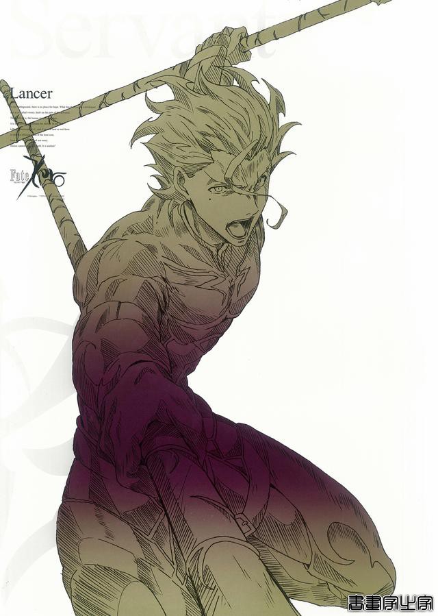 FateZero 早期特典海报 高清线稿原图插画欣赏 画面感很强 细节很丰富-15.jpg
