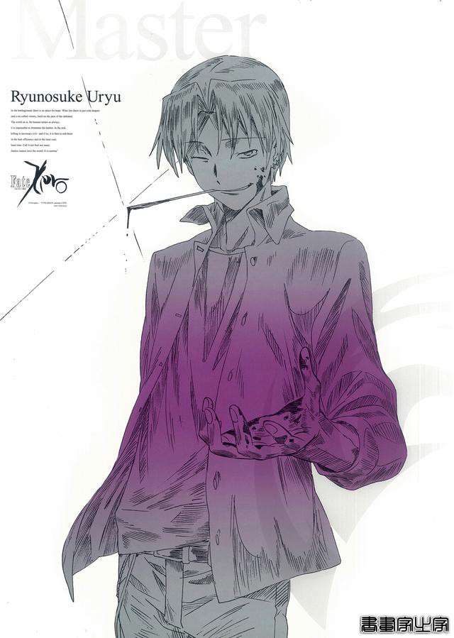 FateZero 早期特典海报 高清线稿原图插画欣赏 画面感很强 细节很丰富-20.jpg
