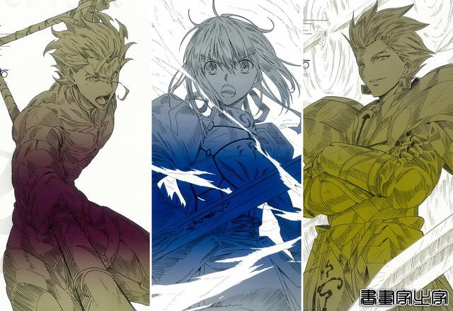 FateZero 早期特典海报 高清线稿原图插画欣赏 画面感很强 细节很丰富-22.jpg
