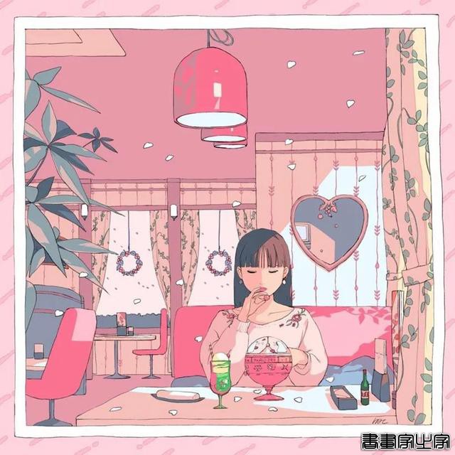 插画鉴赏 | 糖果色的美少女，满满的日式清新-9.jpg