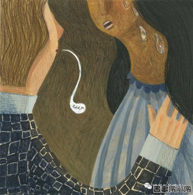 插画丨风格化的肖像，有趣的背景，灵动的人物动态，每张画都很有故事感-8.jpg