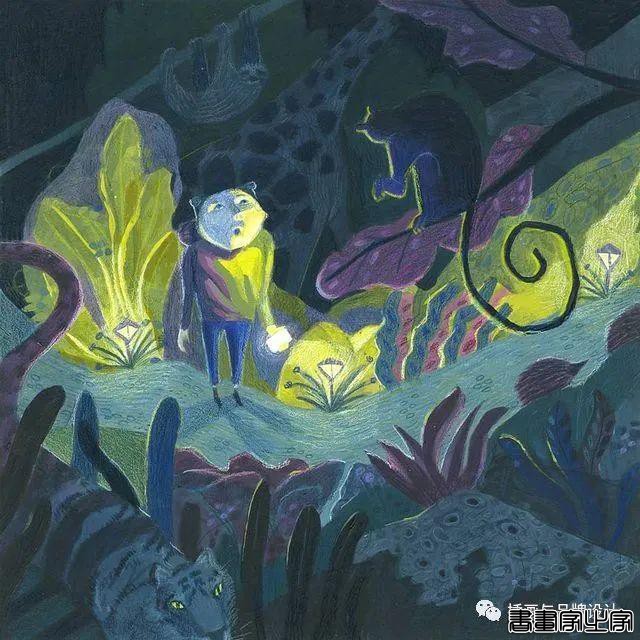 插画丨风格化的肖像，有趣的背景，灵动的人物动态，每张画都很有故事感-15.jpg
