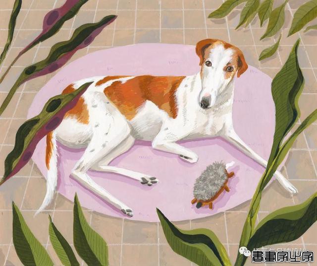 插画丨风格化的肖像，有趣的背景，灵动的人物动态，每张画都很有故事感-34.jpg
