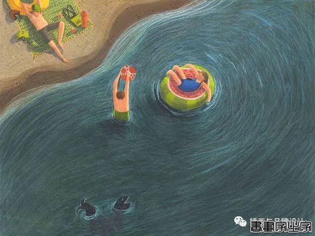 插画丨风格化的肖像，有趣的背景，灵动的人物动态，每张画都很有故事感-58.jpg