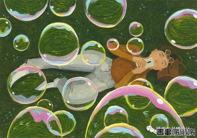 插画丨风格化的肖像，有趣的背景，灵动的人物动态，每张画都很有故事感-55.jpg