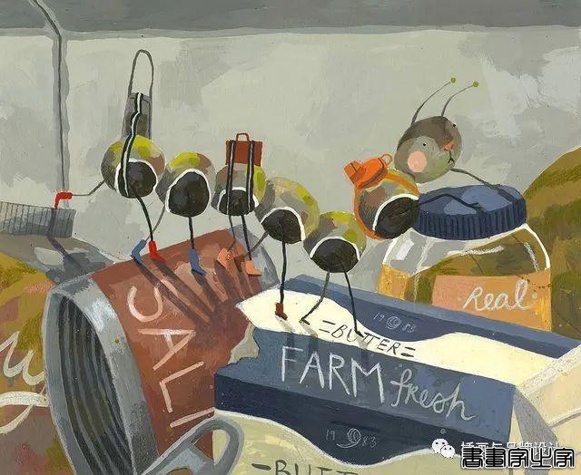 插画丨风格化的肖像，有趣的背景，灵动的人物动态，每张画都很有故事感-65.jpg