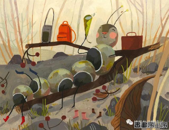 插画丨风格化的肖像，有趣的背景，灵动的人物动态，每张画都很有故事感-74.jpg
