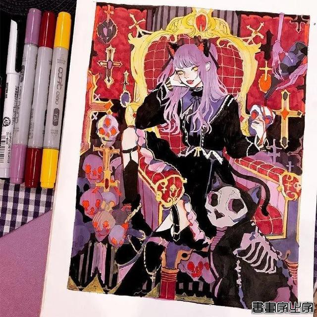 插画分享｜色彩艳丽的邪恶小姐姐-4.jpg