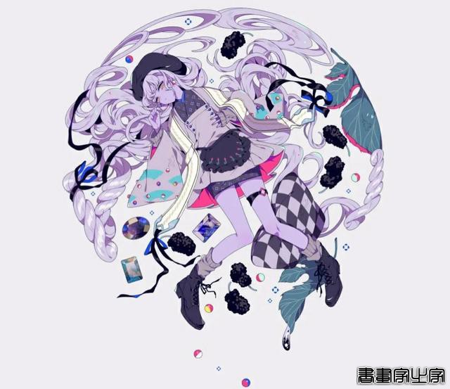 分享一组风格独特造型感十足的插画-7.jpg