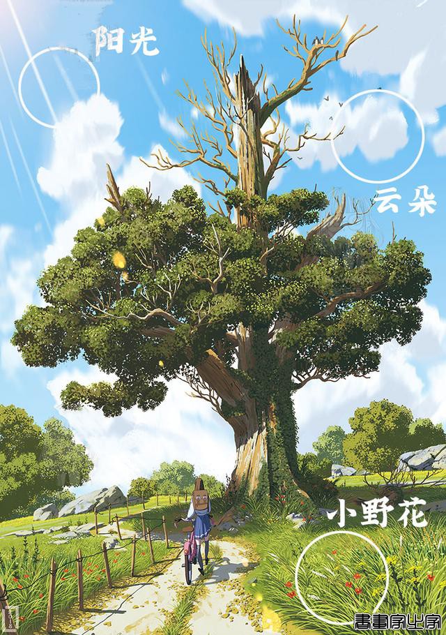 治愈系插画画不好？送你80套宫崎骏系列风格PS+procreate插画笔刷-10.jpg