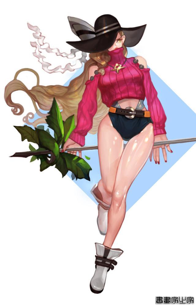 潮酷的服装搭配插画欣赏，身穿时尚靓丽时装的小姐姐们美丽动人-5.jpg