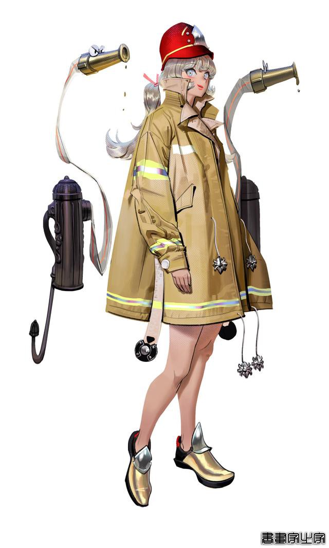 潮酷的服装搭配插画欣赏，身穿时尚靓丽时装的小姐姐们美丽动人-7.jpg