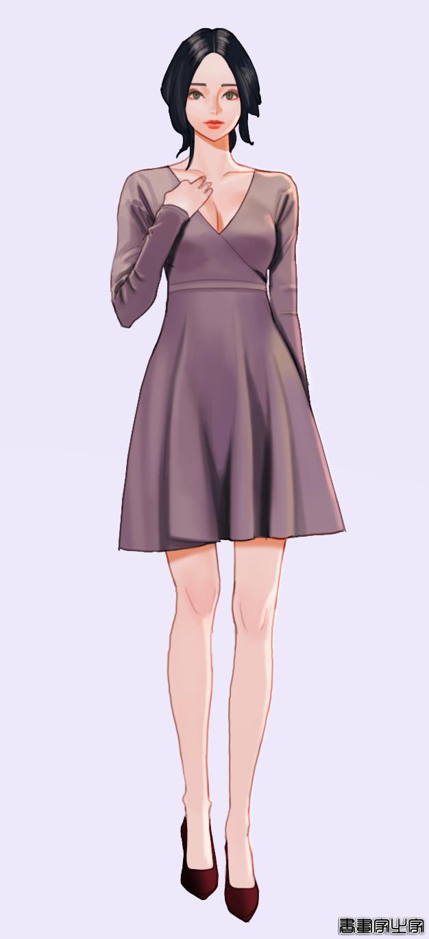潮酷的服装搭配插画欣赏，身穿时尚靓丽时装的小姐姐们美丽动人-14.jpg