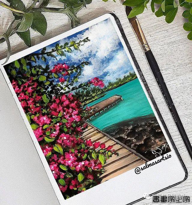 插画丨装进水彩里的相机插画，真实的让人惊叹，有趣的引人注目-12.jpg