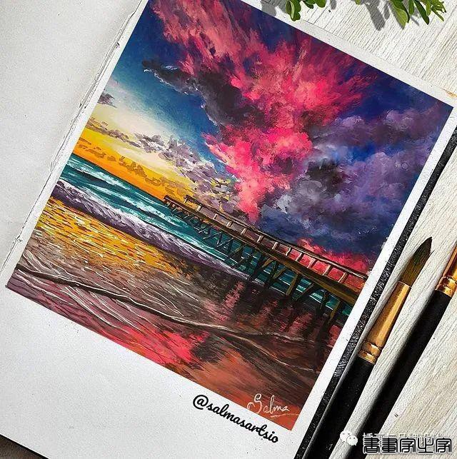 插画丨装进水彩里的相机插画，真实的让人惊叹，有趣的引人注目-11.jpg