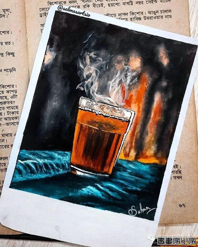 插画丨装进水彩里的相机插画，真实的让人惊叹，有趣的引人注目-24.jpg