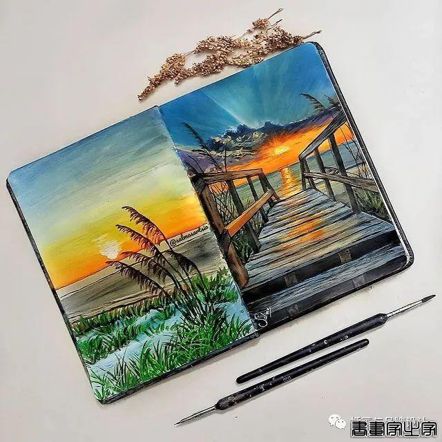 插画丨装进水彩里的相机插画，真实的让人惊叹，有趣的引人注目-43.jpg