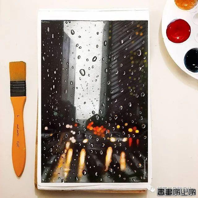 插画丨装进水彩里的相机插画，真实的让人惊叹，有趣的引人注目-49.jpg