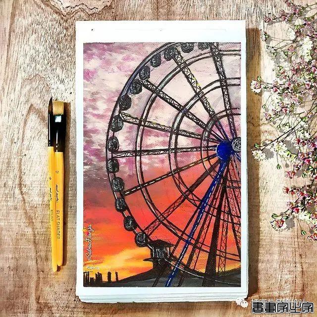 插画丨装进水彩里的相机插画，真实的让人惊叹，有趣的引人注目-61.jpg