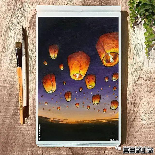 插画丨装进水彩里的相机插画，真实的让人惊叹，有趣的引人注目-71.jpg
