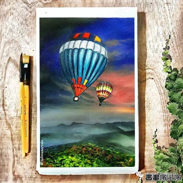 插画丨装进水彩里的相机插画，真实的让人惊叹，有趣的引人注目-73.jpg