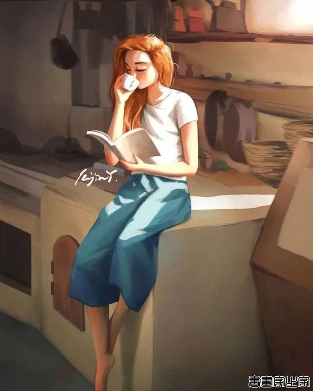 德国插画师 peijinsart ????笔下可爱的女孩插画作品（头像）-5.jpg