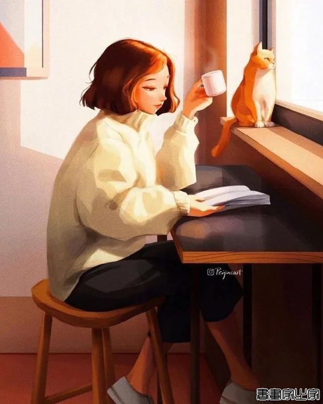 德国插画师 peijinsart ????笔下可爱的女孩插画作品（头像）-10.jpg