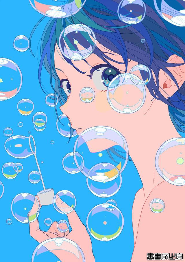 清爽的夏日插画，斑驳光影的融入，更是增添了绚丽色彩-8.jpg