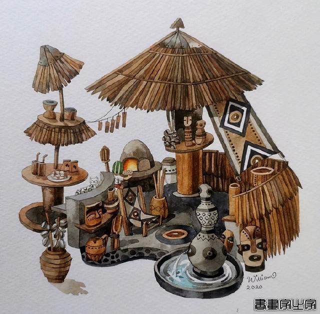 一组建筑风景插画-5.jpg