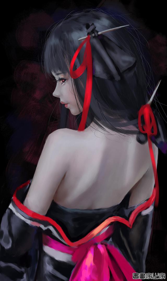 炫丽的色彩和妖娆的造型的美少女插画，YDIYA 原画集插画作品欣赏-8.jpg
