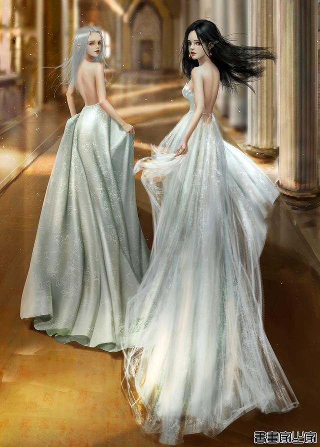 炫丽的色彩和妖娆的造型的美少女插画，YDIYA 原画集插画作品欣赏-27.jpg