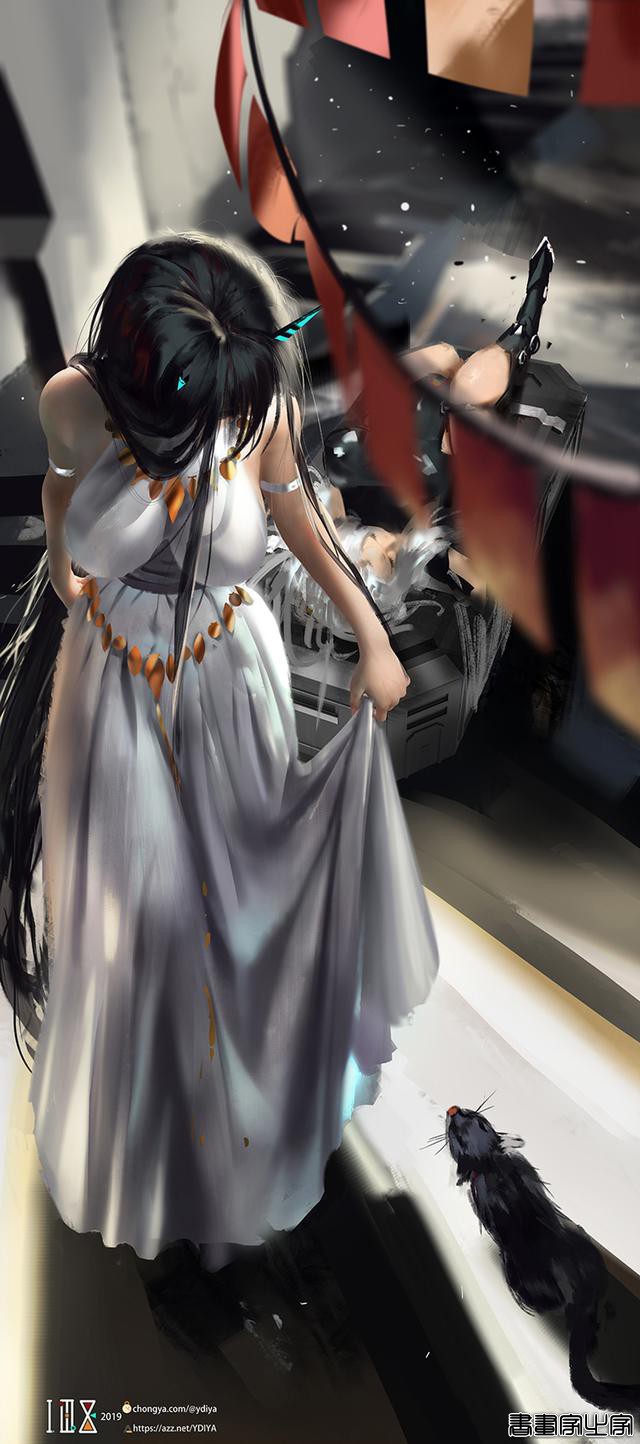 炫丽的色彩和妖娆的造型的美少女插画，YDIYA 原画集插画作品欣赏-31.jpg