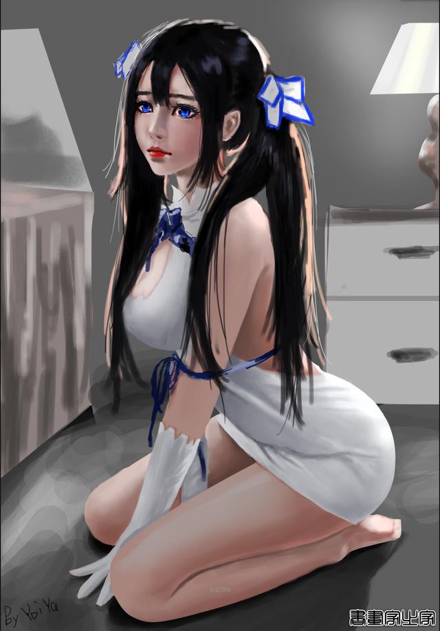 炫丽的色彩和妖娆的造型的美少女插画，YDIYA 原画集插画作品欣赏-30.jpg