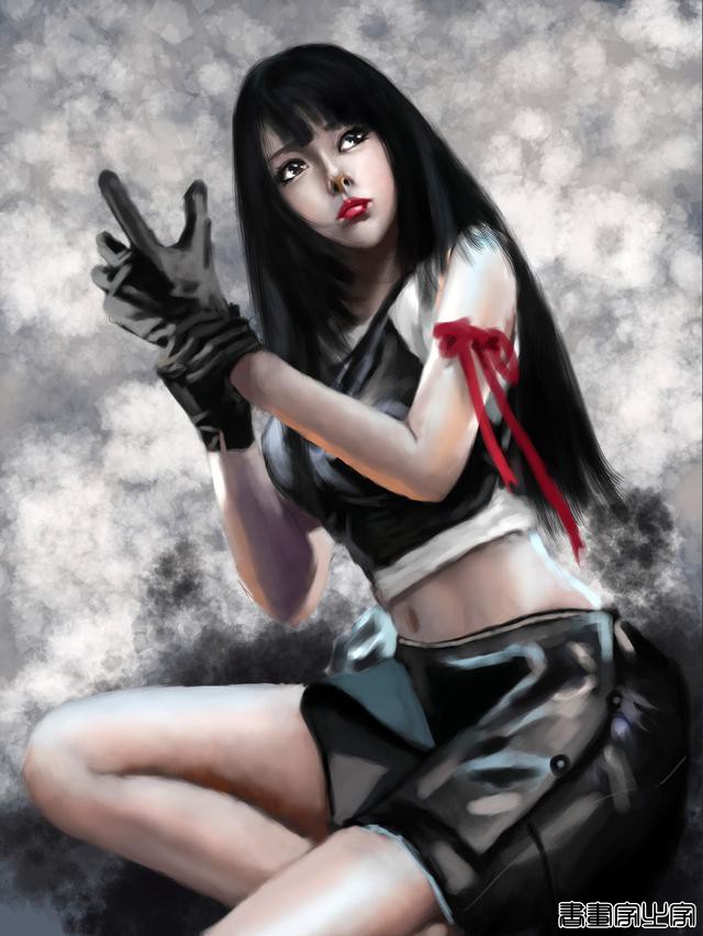 炫丽的色彩和妖娆的造型的美少女插画，YDIYA 原画集插画作品欣赏-32.jpg