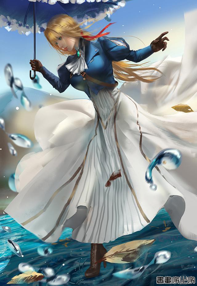 炫丽的色彩和妖娆的造型的美少女插画，YDIYA 原画集插画作品欣赏-36.jpg