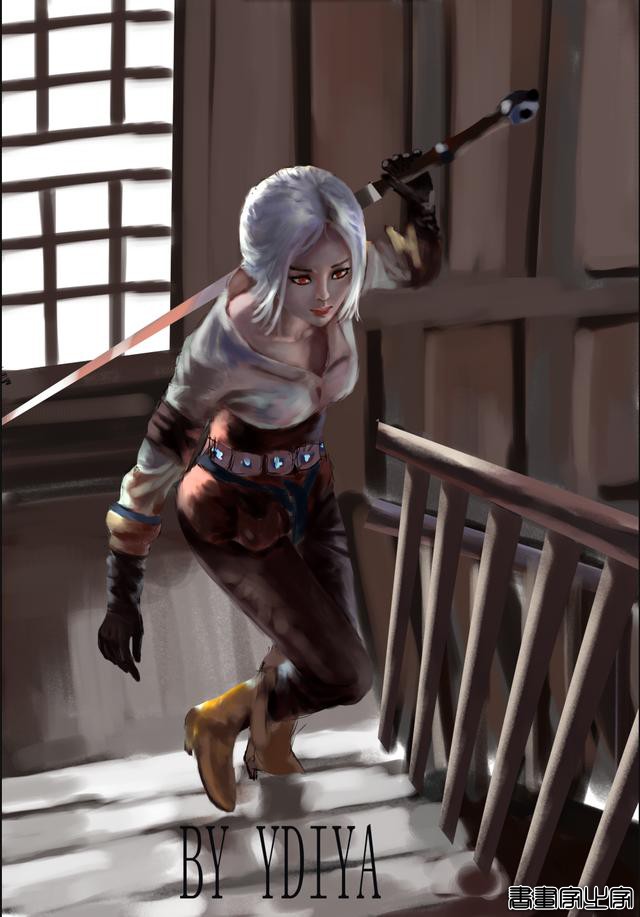 炫丽的色彩和妖娆的造型的美少女插画，YDIYA 原画集插画作品欣赏-40.jpg