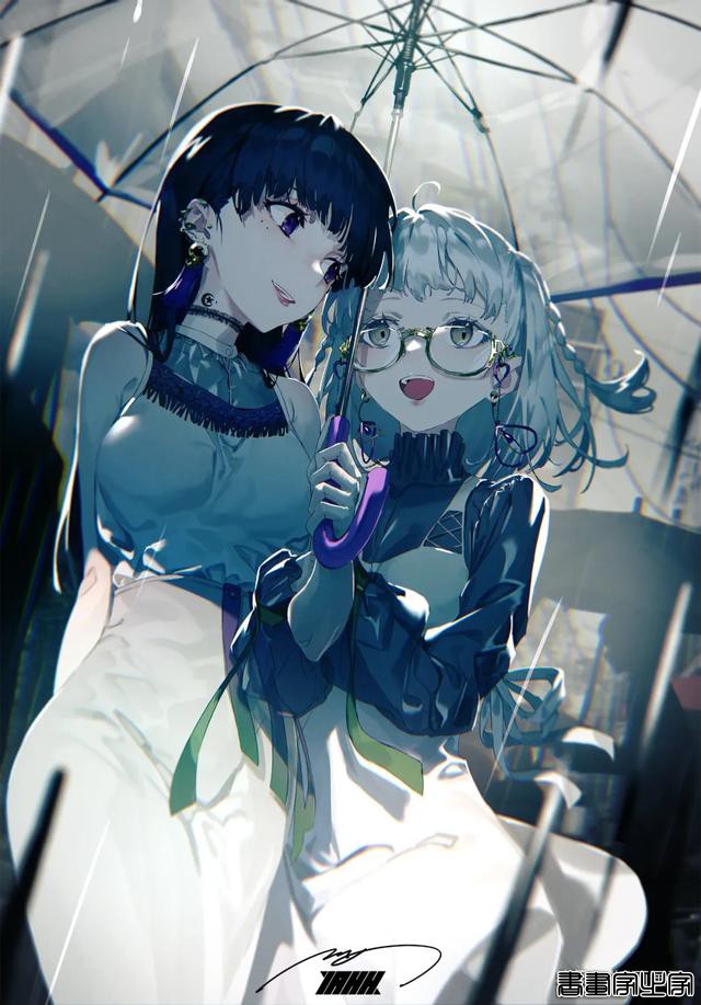 「插画欣赏」百合姬杂志大大太棒棒棒了，这氛围我爱了-15.jpg